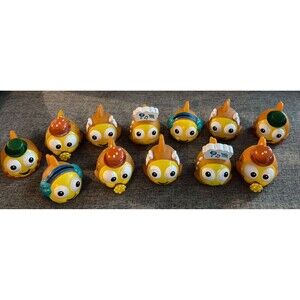 (12) Goldfish Swim School Plastic Bath Toy Fun And Play